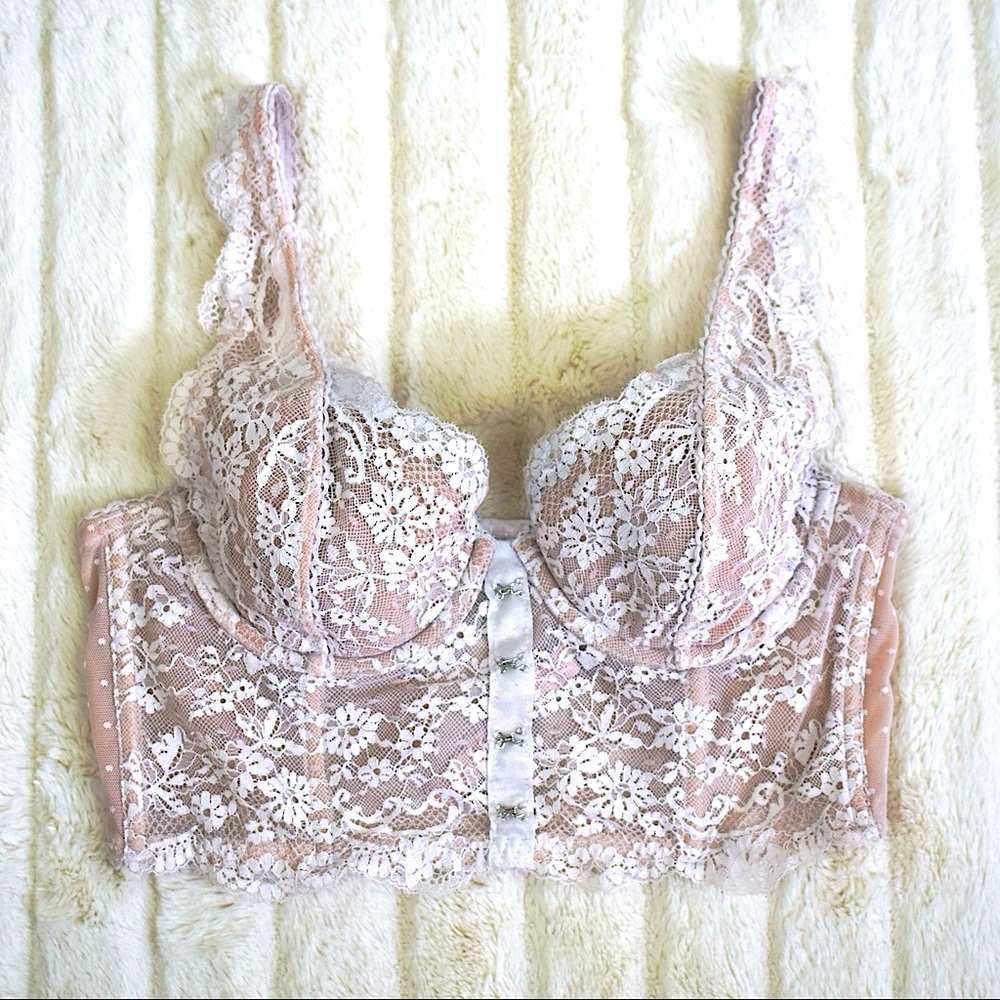 Lace Longline/Bustier Victoria’s Secret Bra
